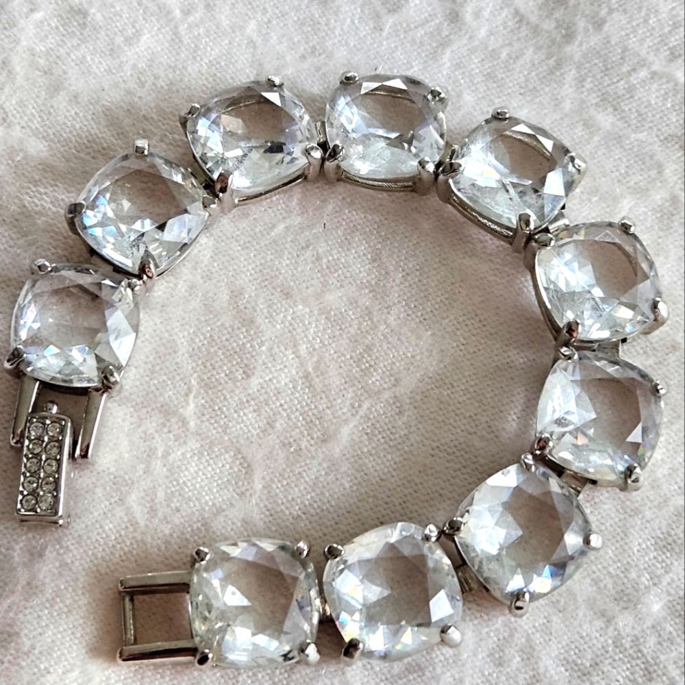 Swarovski Oversized Clear Crystal Bracelet